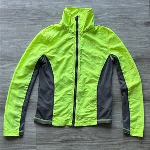 Aero Lightweight Neon and Gray Jacket Windbreaker